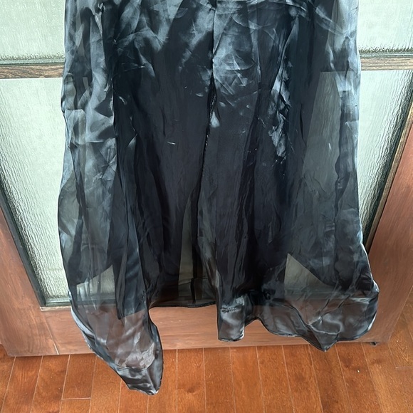Hutch Ember Strapless Jumpsuit in Black Stretch Crepe/Organza size 6 Sold out - Picture 13 of 13